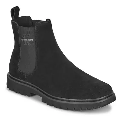 Calvin Klein Jeans EVA BOOT MID CHELSEA ICONIC Černá