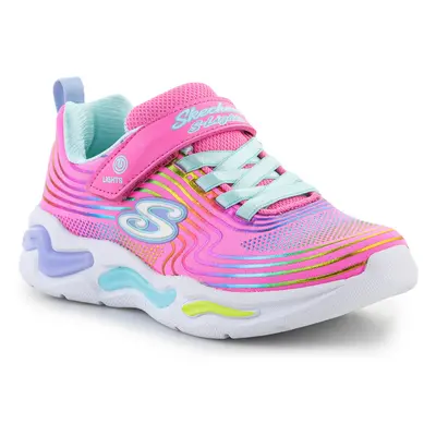 Skechers S-Lights Wavy Beams 302338L-PKMT Pink/Multi Růžová