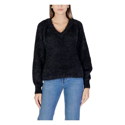 Vero Moda VMNERA LS V-NECK PULLOVER BOO 10310874 Černá