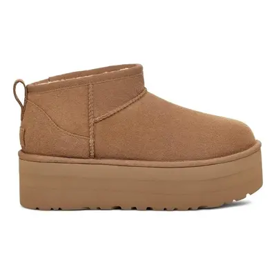 UGG Classic Ultra Mini Platform Boots - Chestnut Hnědá