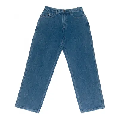 Nonsense Pant bigfoot denim Modrá