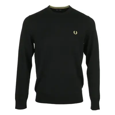 Fred Perry Classic Crew Neck Jumper Černá