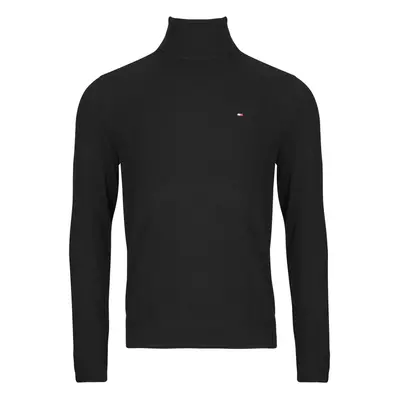 Tommy Hilfiger PIMA ORG CTN CASHMERE ROLL NECK Černá