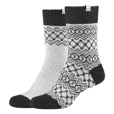 Skechers Casual Cozy Jacquard 2PPK Socks Šedá