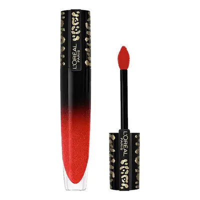 L'oréal Signature Lacquered Liquid Lipstick - 319 Be Unattached Červená