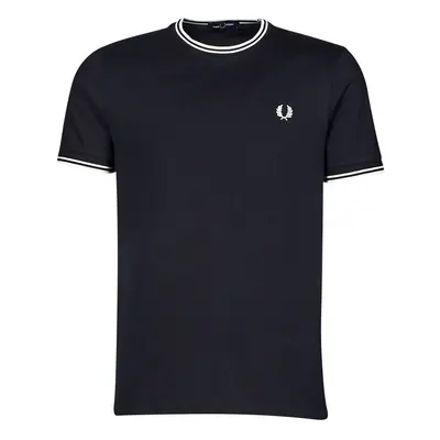 Fred Perry TWIN TIPPED T-SHIRT Tmavě modrá