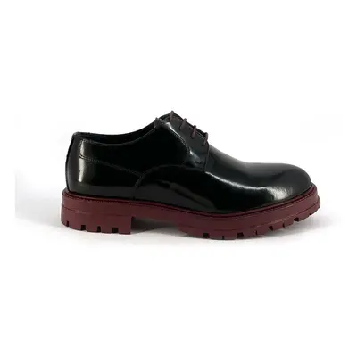 Duca Di Morrone Italo - Leather Black/Burgundy Černá