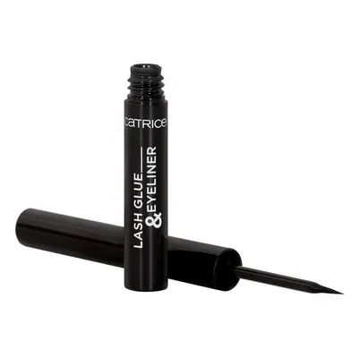 Catrice False Eyelash Glue and Liquid Eyeliner - 10 Strong Blac Černá