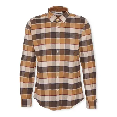 Barbour Shirt Valley Tailored - Brown Hnědá