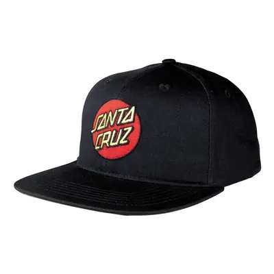 Santa Cruz Classic dot snapback Černá