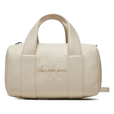 Calvin Klein Jeans SCULPTED SQUARE BARREL BAG MONO K60K612378 Béžová