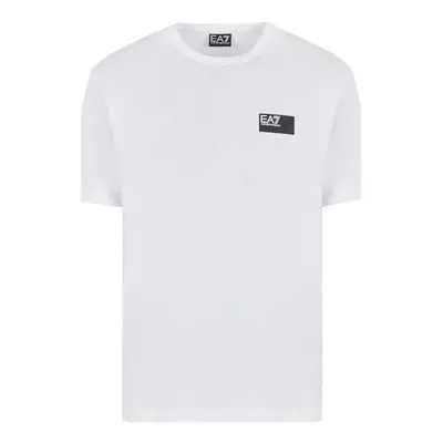 Ea7 Emporio Armani Visibility Crew T-Shirt White Bílá