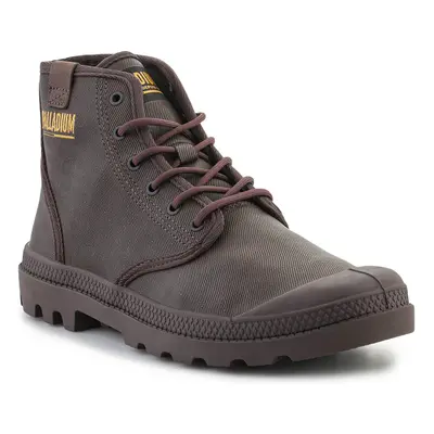 Palladium PAMPA HI COATED 74375-249-M Dark Cocoa Hnědá