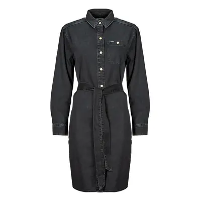 Lee ALL PURPOSE SHIRT DRESS Černá