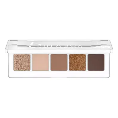 Catrice Mini Eyeshadow Palette 5 In A Box - 10 Golden Nude Look Hnědá