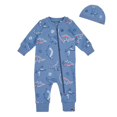 Timberland ENS.PYJAMA+BONNET T60240 Modrá