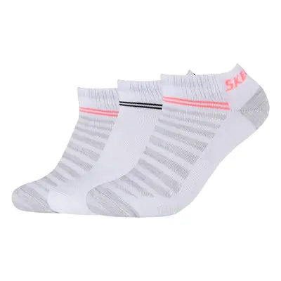 Skechers 3PPK Mesh Ventilation Socks Bílá