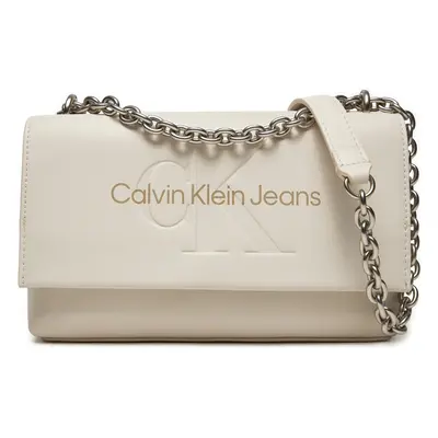 Calvin Klein Jeans SCULPTED EW FLAP W/CHAIN25 MONO K60K612221 Béžová