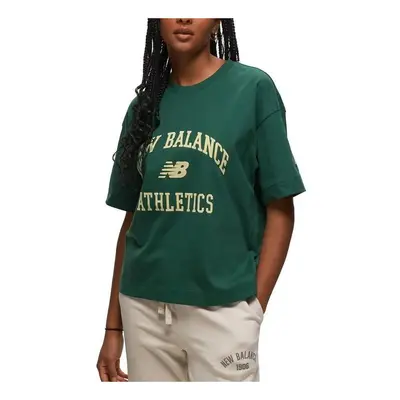 New Balance ATHLETICS VARSITY SHIRT Zelená