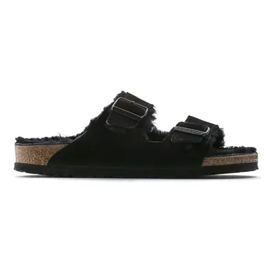 Birkenstock Arizona Shearling Narrow - Black Černá