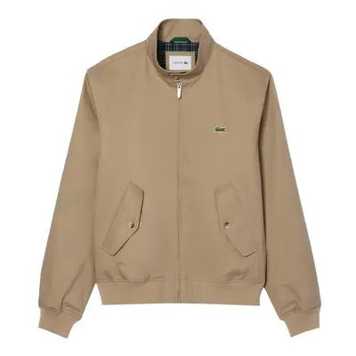 Lacoste Waterproof Twill Harrington Jacket Beige Béžová