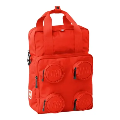 Lego Brick 2x2 Backpack Červená