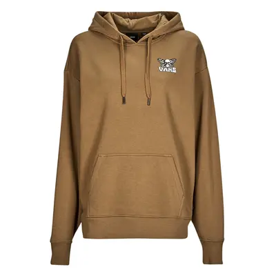 Vans SKULLYFLY OS HOODIE Hnědá