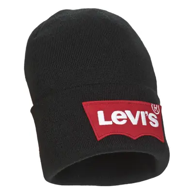 Levis OVERSIZED BATWING BEANIE Černá