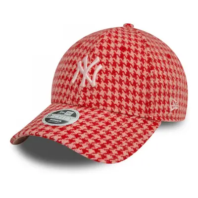 New-Era Wmns houndstooth 9forty neyyan Růžová