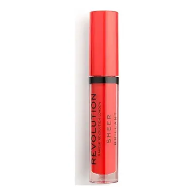 Makeup Revolution Sheer Brilliant Lip Gloss - 133 Destiny Oranžová