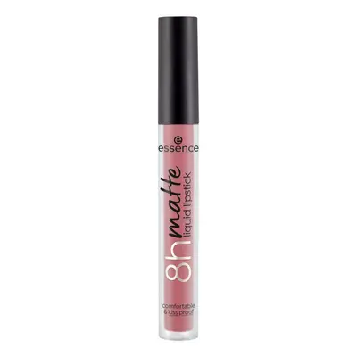 Essence 8h Matte Liquid Lipstick - 04 Rosy Nude Hnědá