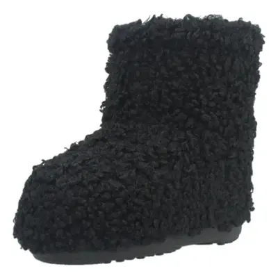 Moon Boot MB ICON LOW FAUX CURLY Černá