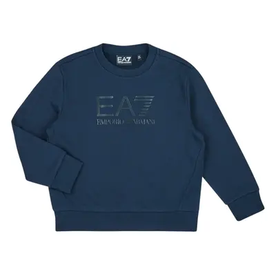 Emporio Armani EA7 VISIBILITY SWEATSHIRT 6DBM57 Tmavě modrá