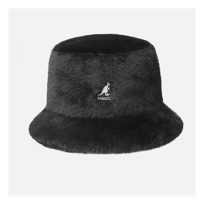 Kangol Faux fur bucket Černá