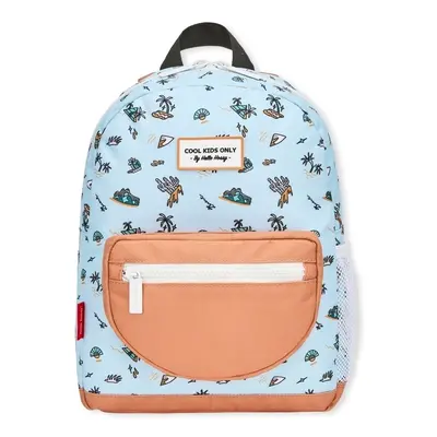 Hello Hossy Blue Island Kid Backpack - Blue Modrá