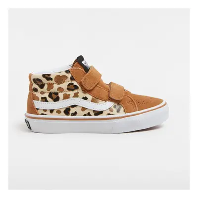 Vans Sk8-mid reissue v leopard glittere Hnědá