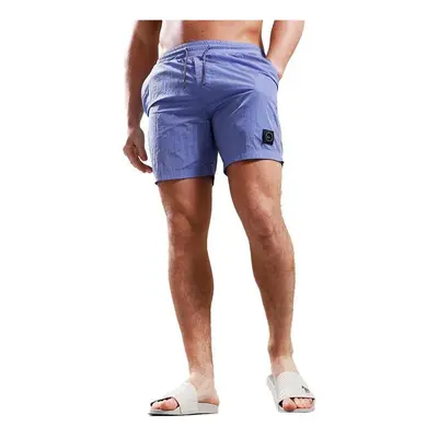 Marshall Artist Krinkle Nylon Swim Shorts Ultra Violet Modrá