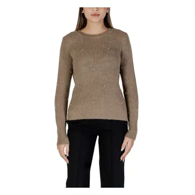 Only ONLCAROLIA LS O-NECK BF KNT 15329225 Béžová