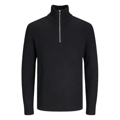 Jack & Jones Jjeperfect Knit Half Zip 12257773 Černá