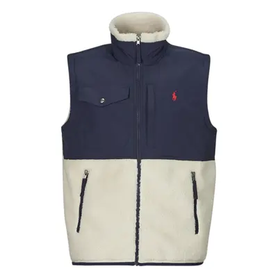 Polo Ralph Lauren POLAIRE SHERPA ZIPPEE SANS MANCHE ruznobarevne