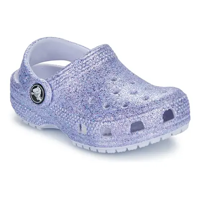 Crocs Classic Glitter Clog T Modrá