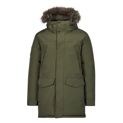 Superdry EVEREST FAUX FUR HOODED PARKA Khaki