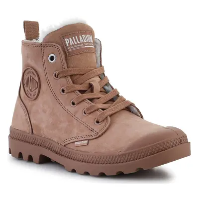 Palladium Pampa HI ZIP WL NUDE BROWN 95982-254-M Hnědá