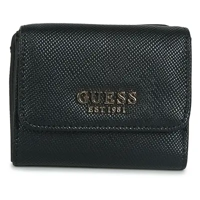 Guess LAUREL (ZG) SLG CARD COIN PURSE Černá