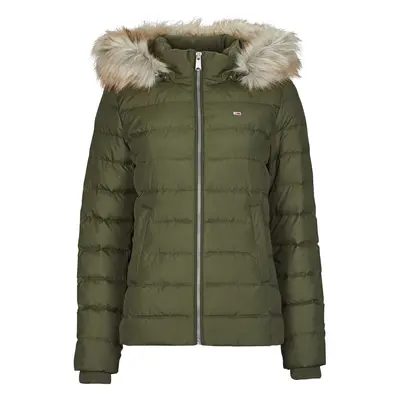 Tommy Jeans TJW BASIC HOODED DOWN JACKET EXT Khaki