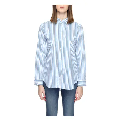 Street One QR Striped business blouse 344529 Modrá