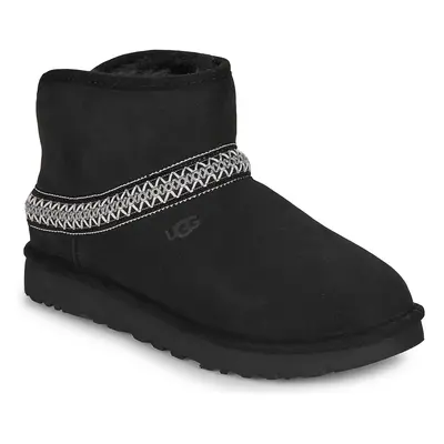 UGG CLASSIC MINI CRESCENT Černá