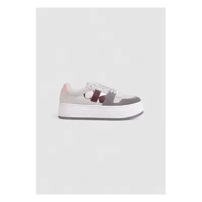 Calvin Klein Jeans BOLD PLATF LOW MIX YW0YW01604 Šedá