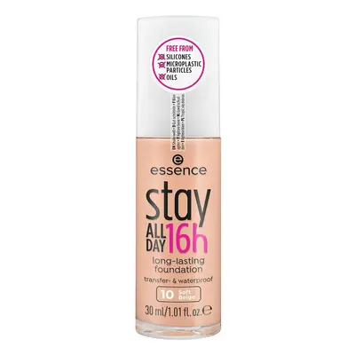 Essence Stay All Day 16H Longlasting Foundation - 10 Soft Beige Béžová