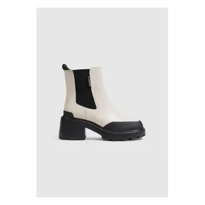 Tommy Hilfiger TJW MID HEEL CHELSEA EN0EN02681 Béžová